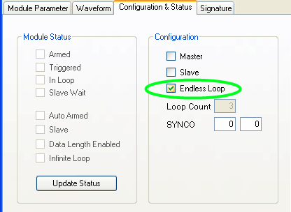 In Loop Configuration