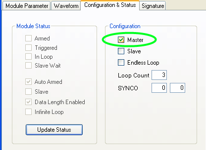 Master Configuration