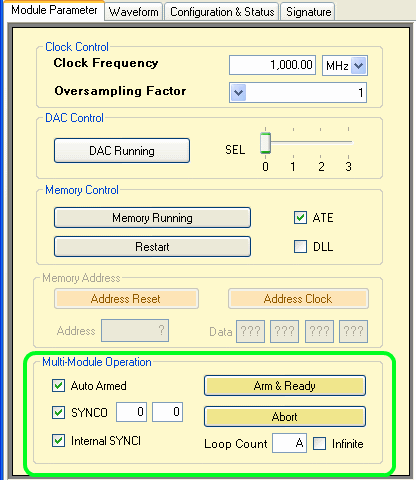 Master Parameters