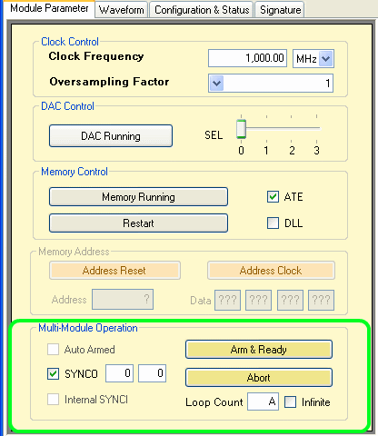Slave Parameters