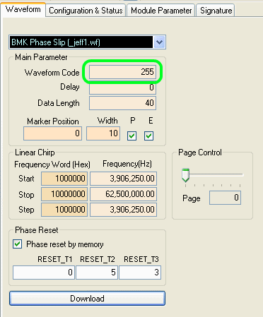 Waveform Code