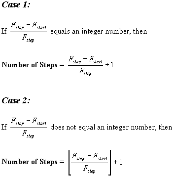 Number of Steps