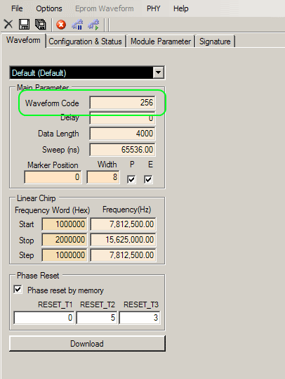 Waveform Code