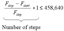 Eq 2: Steps Limit Equation