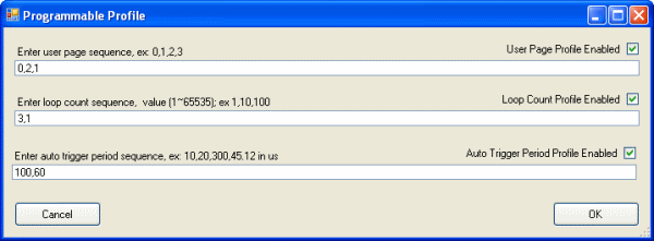 Programmable Profiles