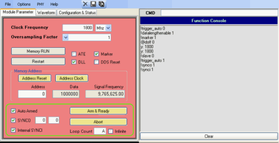 Master Parameters