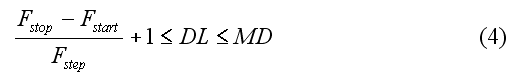 Eq 4: Data Length Equation 1