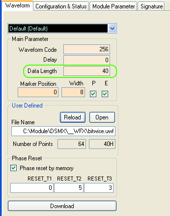 Download User Waveform